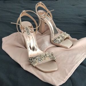 Badgley Mischka bridal heels